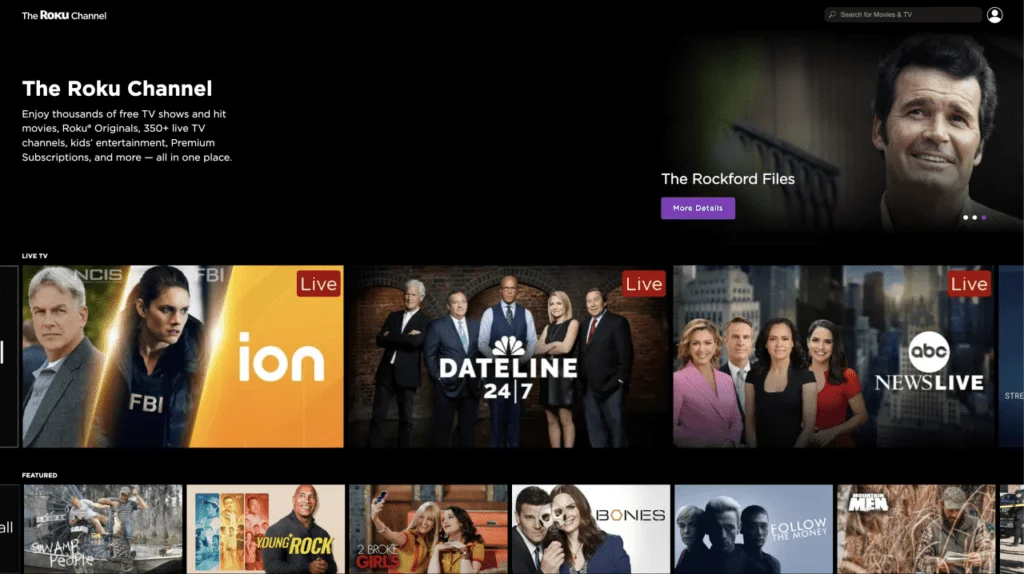 the roku channel free streaming platform