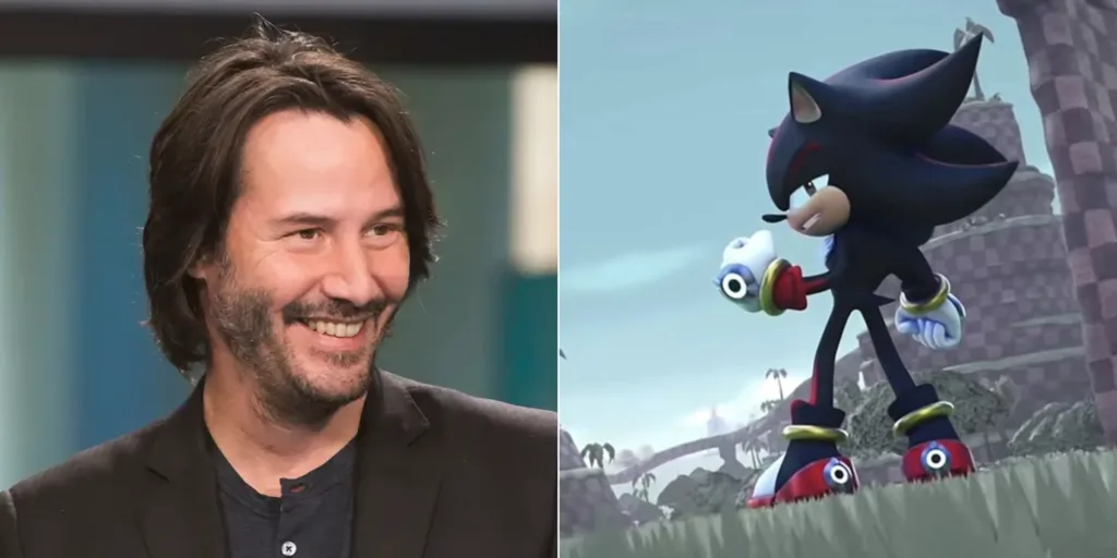 keanu reeves playing shadow the hedgehog