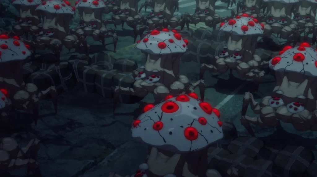 kaiju no. 8 mushroom you swarm