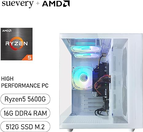 Suevery Gaming PC with AMD Ryzen 3