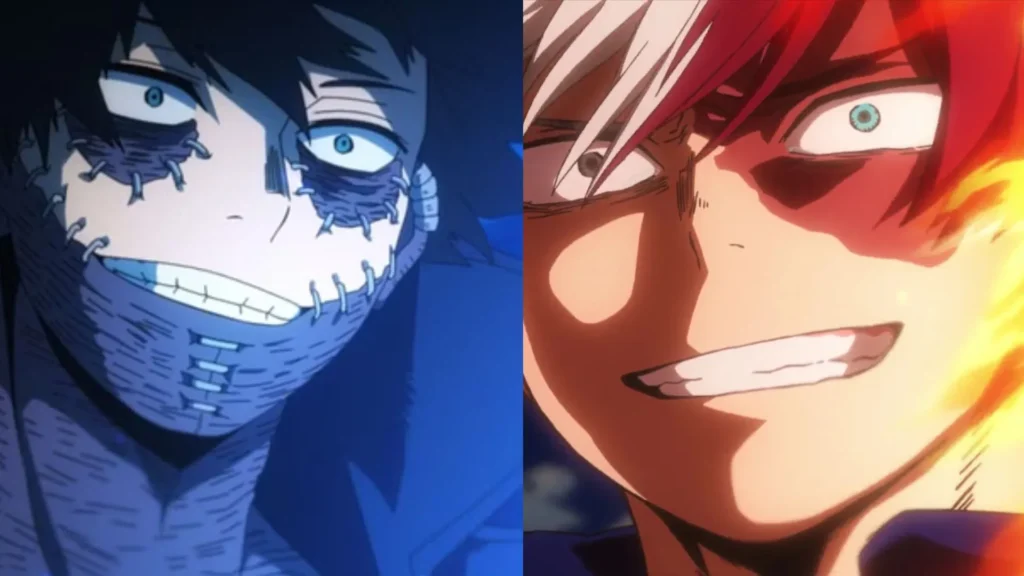 Todoroki vs Dabi 